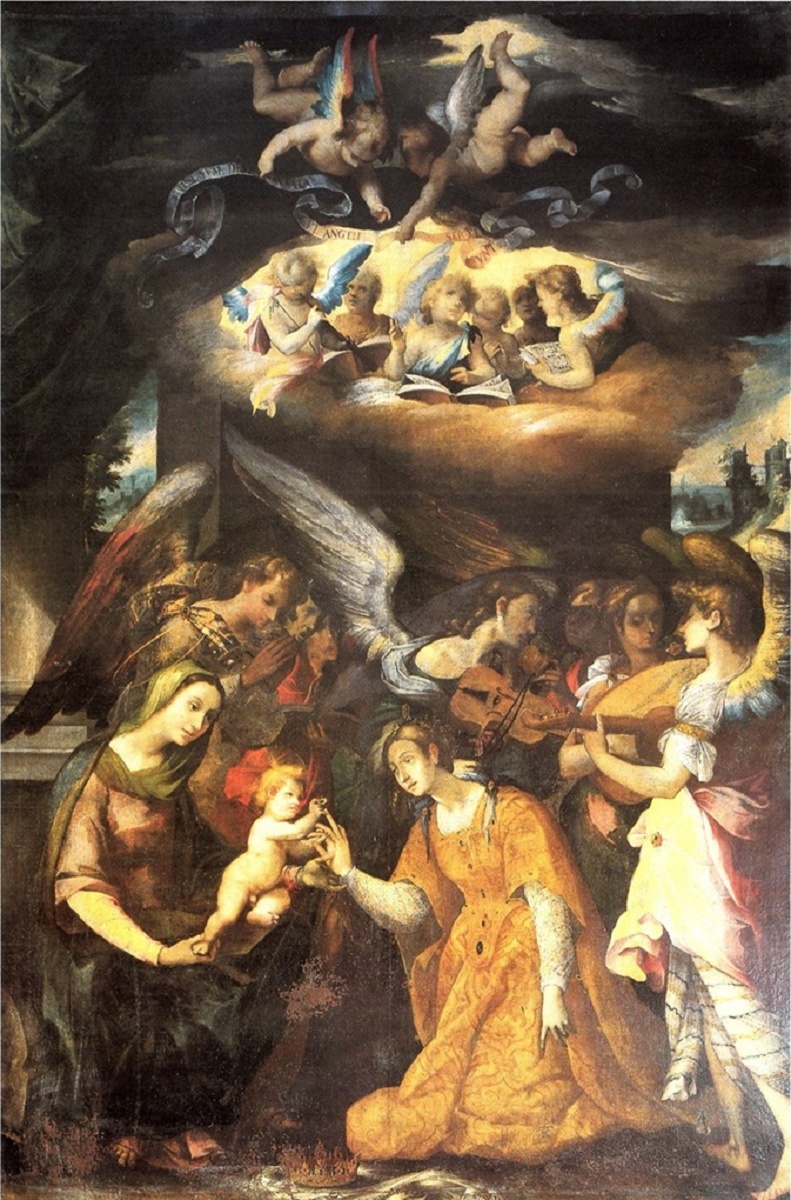 Matrimonio mistico di Santa Caterina d’Alessandria opera dello Zoppo di Gangi