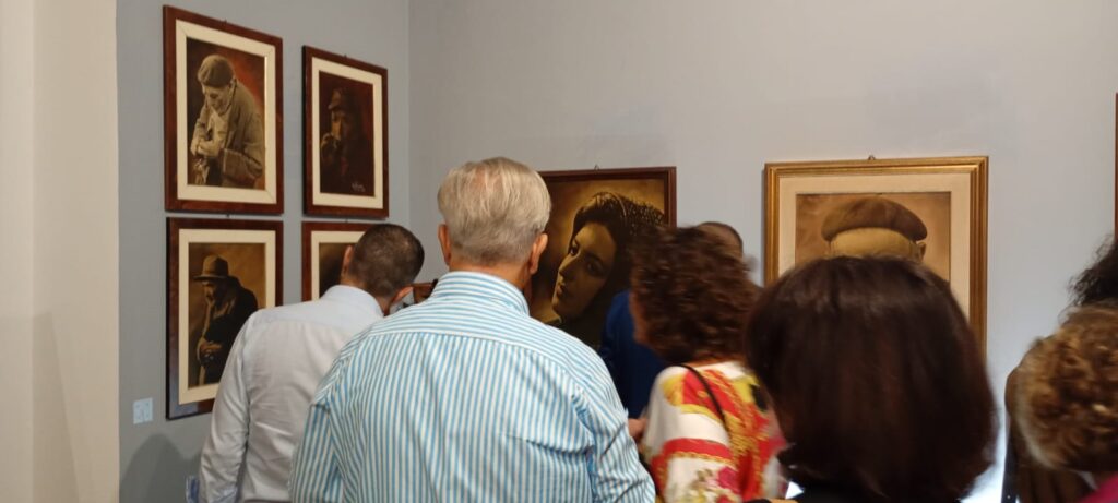 Percorso espositivo Giuseppe Calabretta
