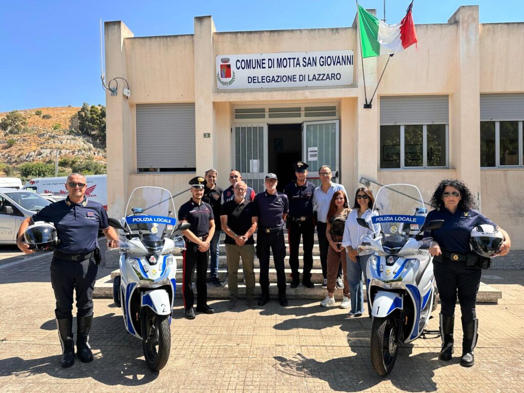 Polizia municipale Motta San Giovanni 21 agosto 2026