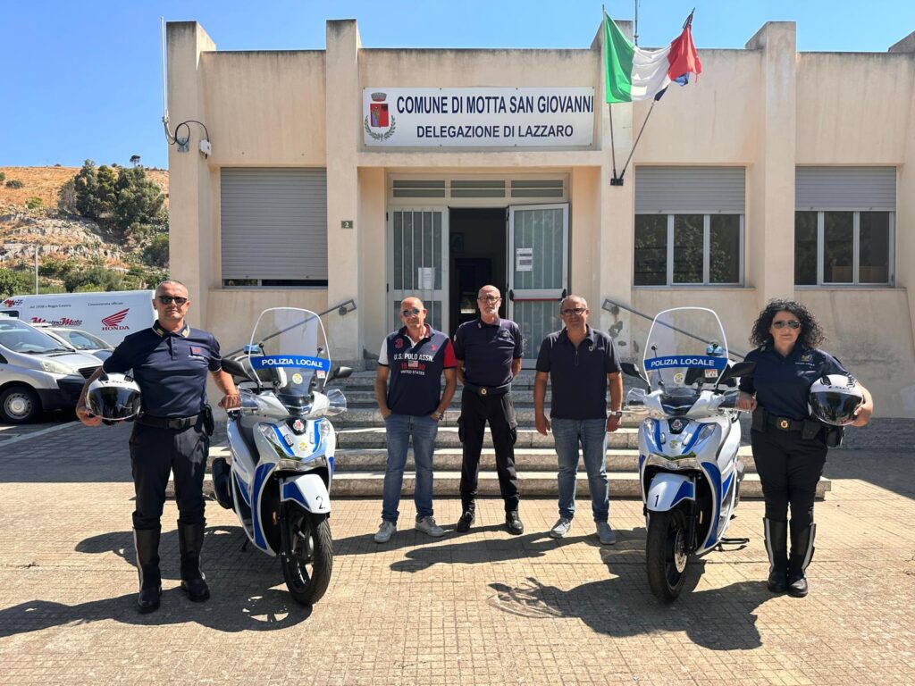 Polizia municipale Motta San Giovanni 21 agosto 2026