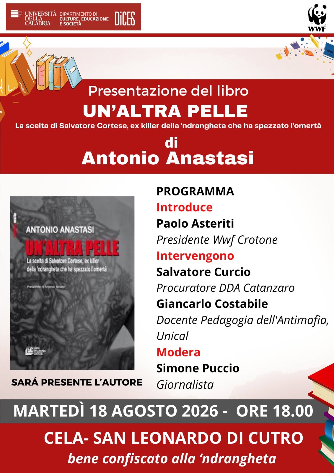Presentazione libro Un'altra Pelle San Leonardo di Cutro