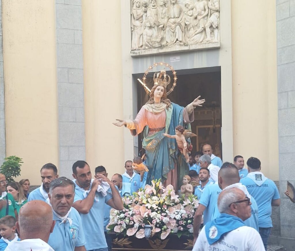 Processione Maria Assunta in Cielo 15 agosto Montebello Ionico