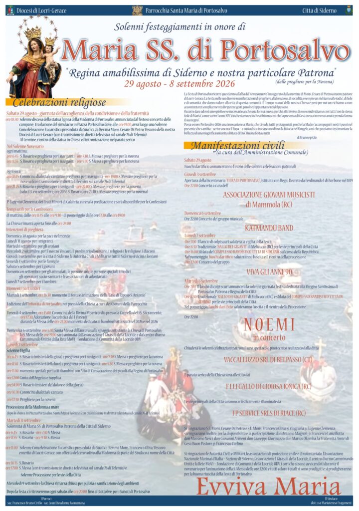 Programma Portosalvo 2026