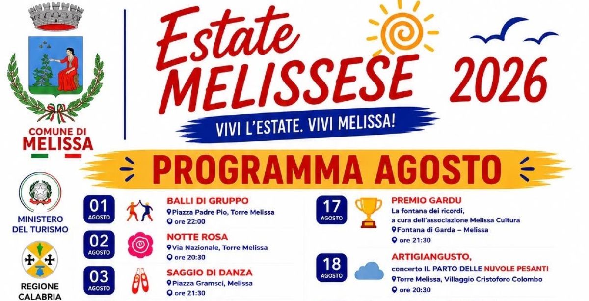 Programma estate Melissese
