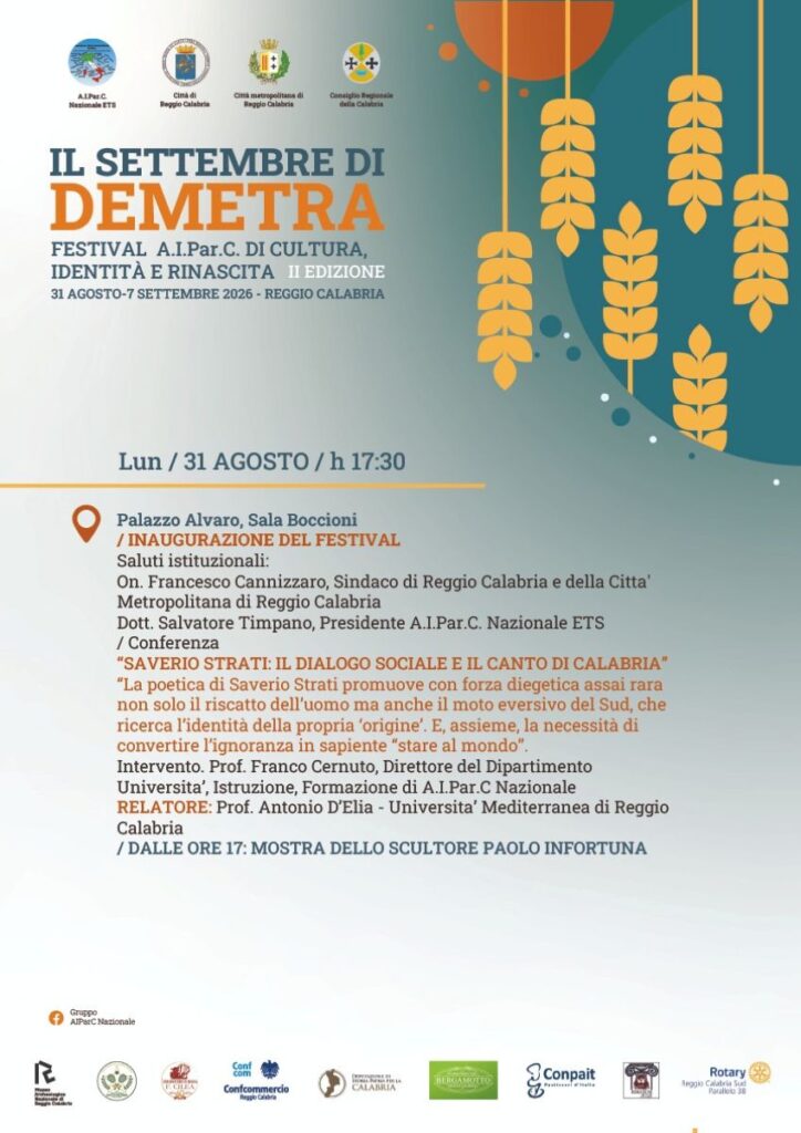 Programma Brochure Settembre Demetra 2026