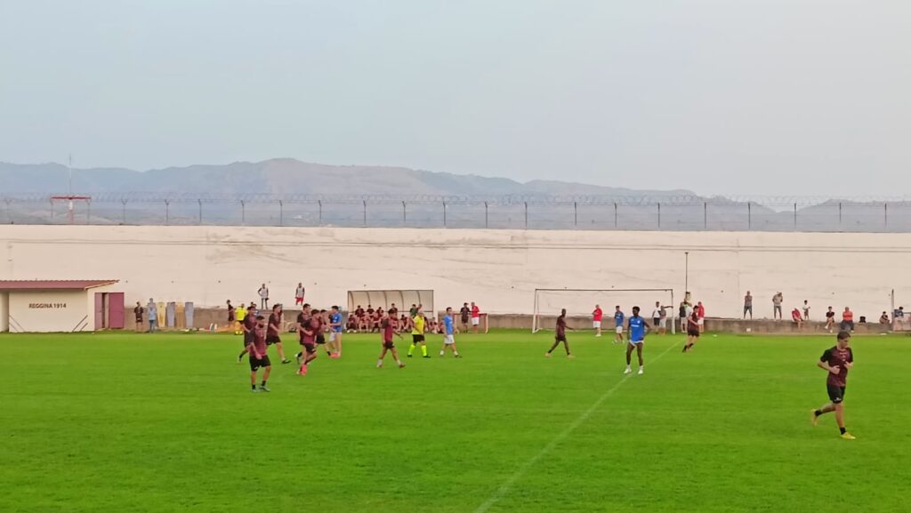 Reggina Catona allenamento congiunto al Sant'Agata