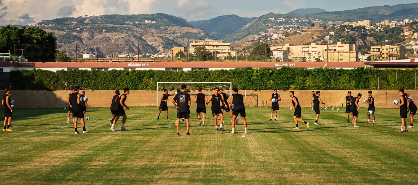 Reggina allenamento