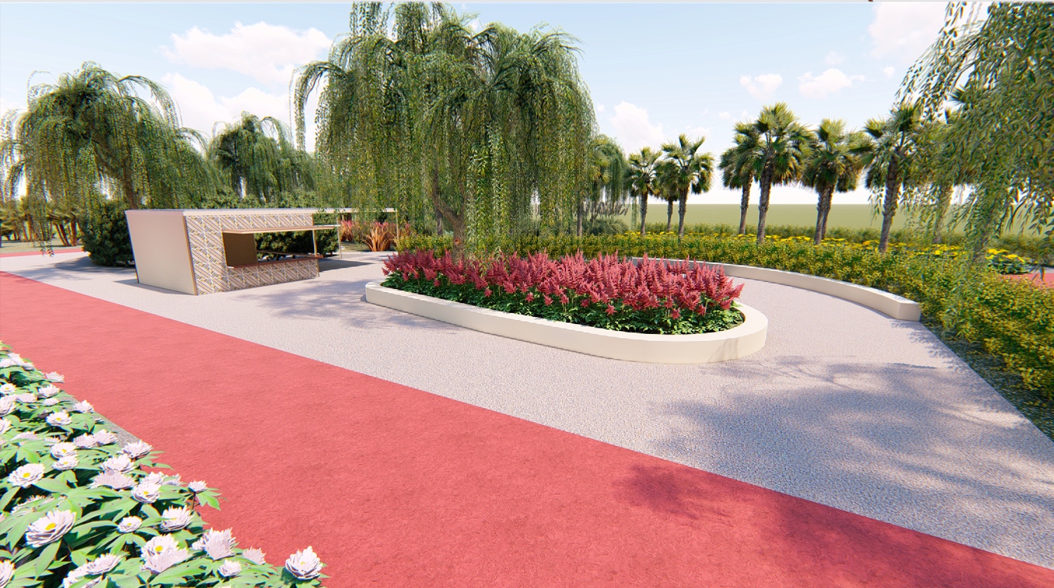 Rendering ingresso del nuovo varco sud