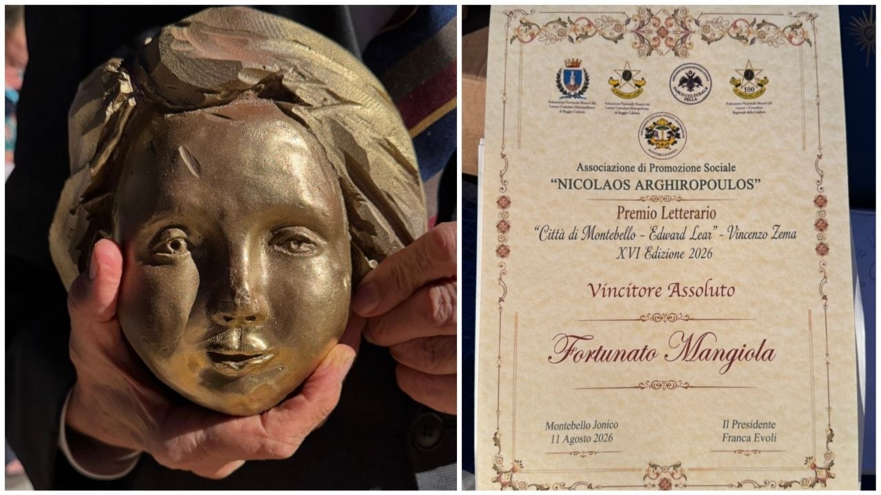 Scultura Giuseppe Gattuso e Poesia Fortunato Mangiola Olmo, addio