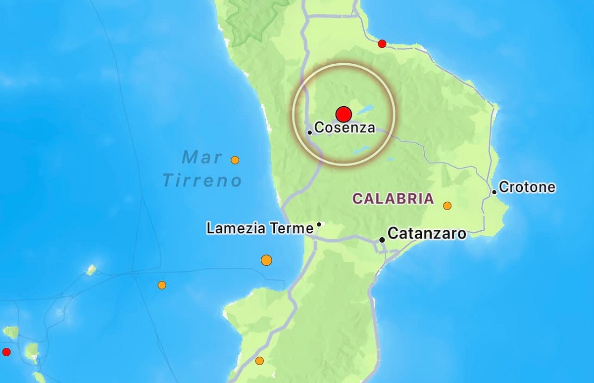 Terremoto Calabria