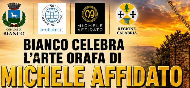 Bianco celebra l’arte e l’orgoglio calabrese, omaggio al maestro Michele Affidato e concerto tributo a Paolo Conte