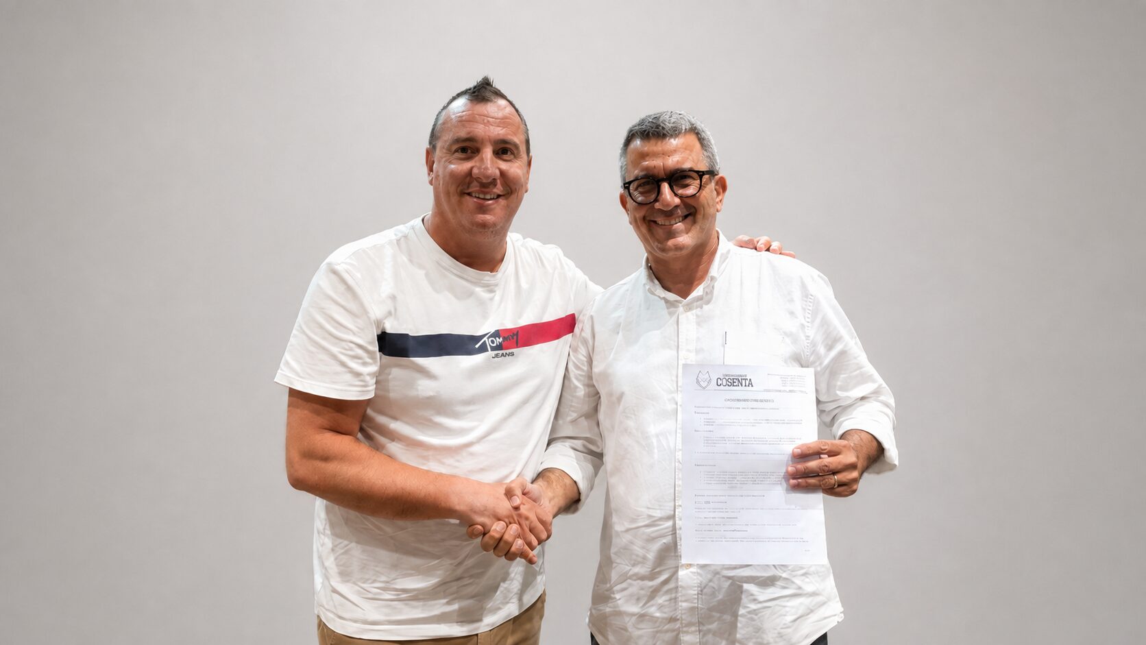 Vincenzo De Marco e DG Claudio Carofiglio