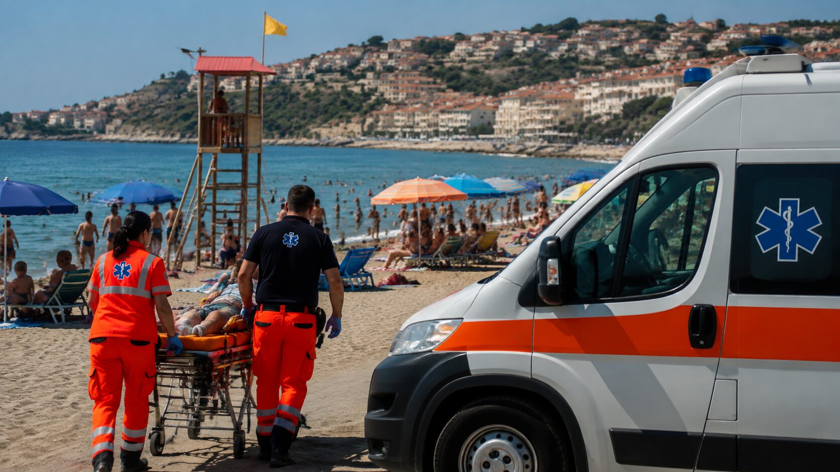 ambulanza spiaggia