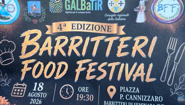 Barritteri Food Festival, la frazione reggina si prepara alla 4ª edizione dell’evento: il programma | VIDEO