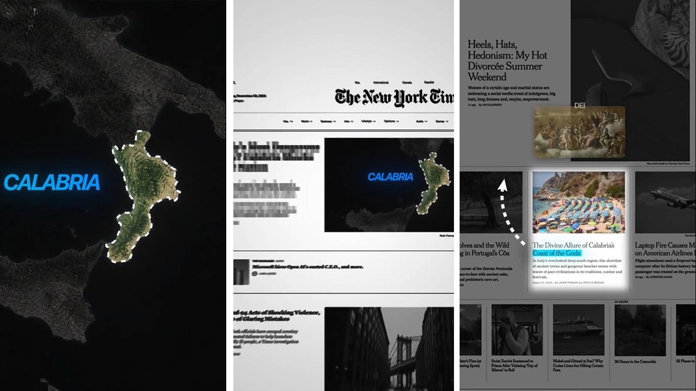 calabria new york times