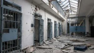 carcere distrutto