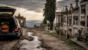 carro funebre cimitero