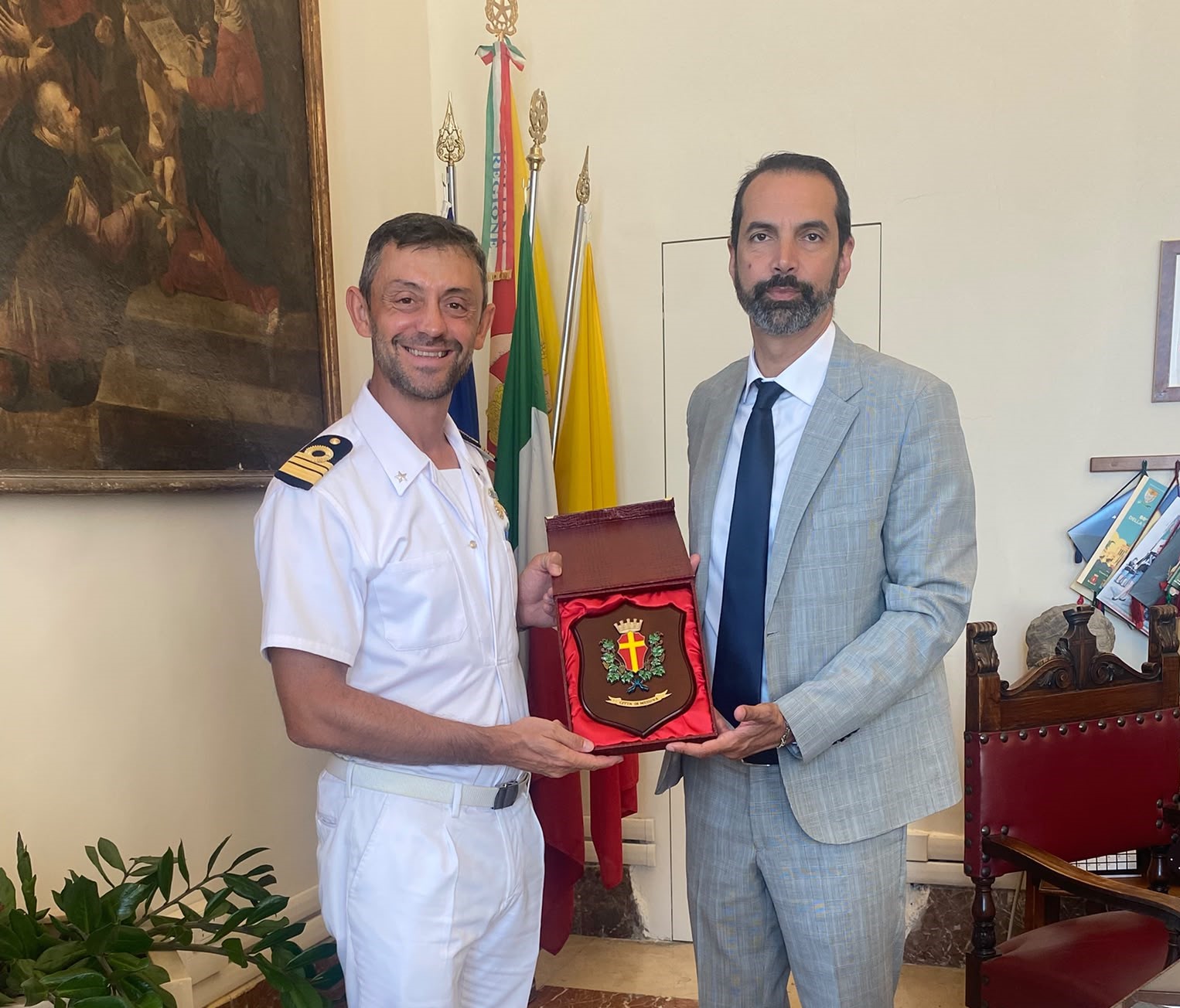 comandante palinuro con basile