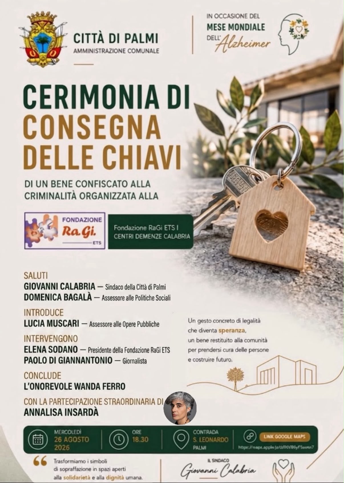 consegna chiavi palmi