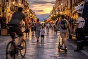 e-bike e monopattini tra i pedoni