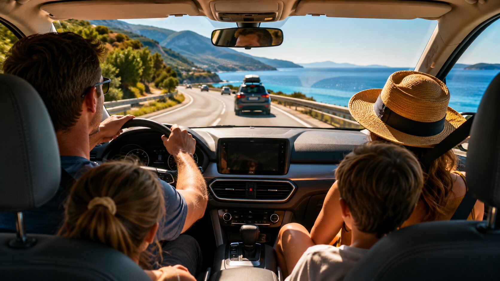 famiglia in viaggio