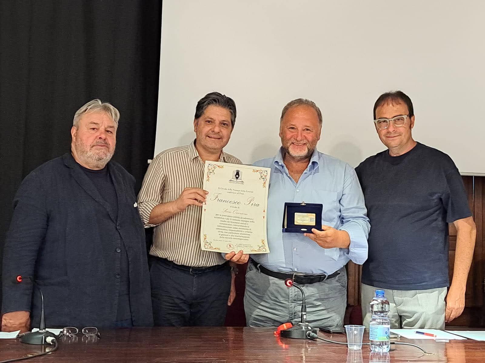 Roccella, il sociologo dell’UniME Francesco Pira nominato socio onorario del Cir