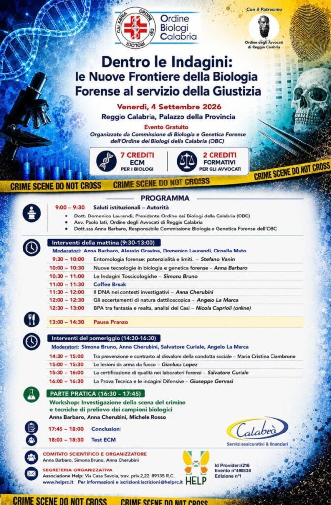 frontiere biologia forense