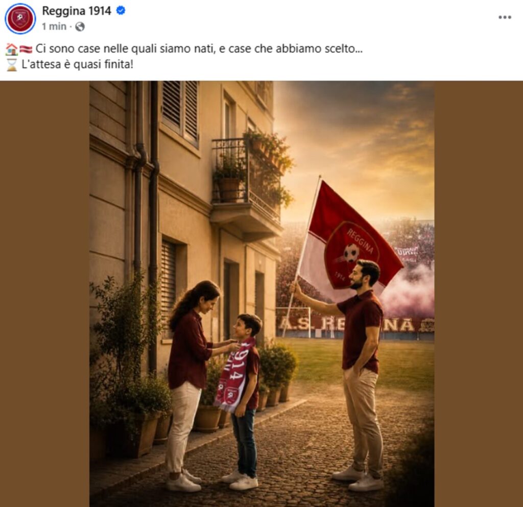 grafica reggina attesa e indizio campagna abbonamenti