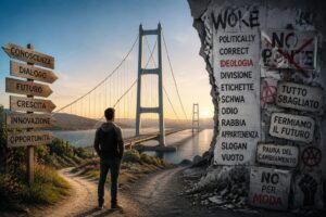 il contrario al ponte sullo stretto che cambia idea prendendo spunto dalla vicenda woke