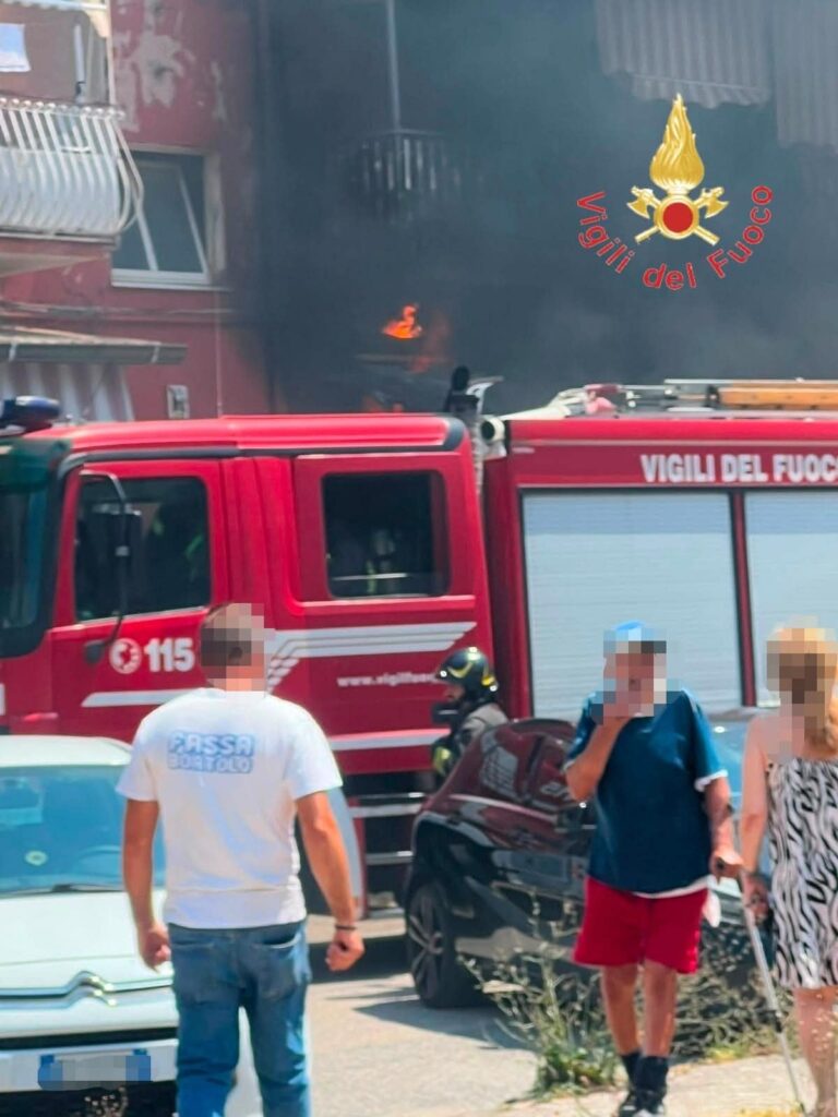 incendio appartamento lamezia