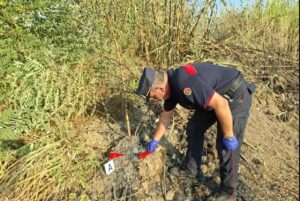 incendio beccato dai droni