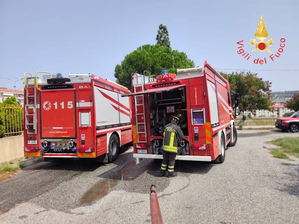 incendio catanzaro