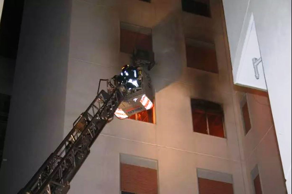 incendio palazzina