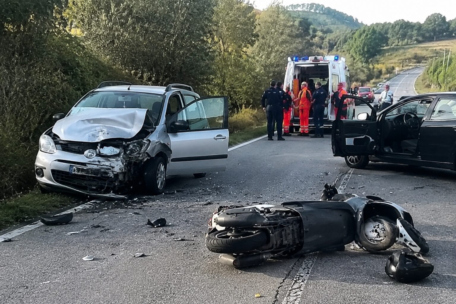 incidente auto moto