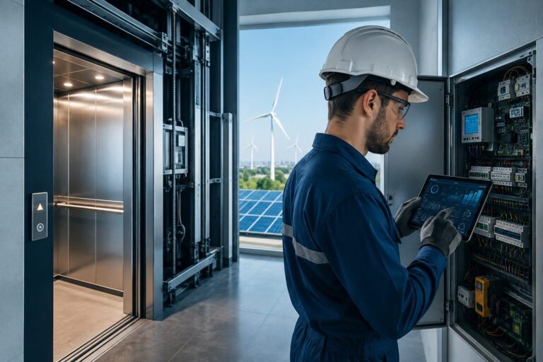 lavoratore negli impianti di efficienza energetica