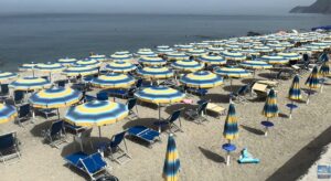 lido ombrelloni spiaggia bagnara