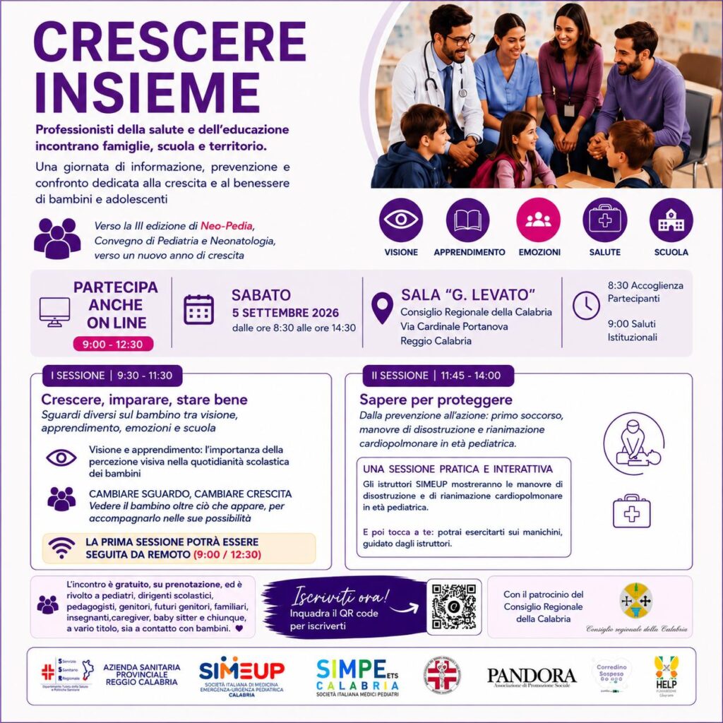 locandina evento crescere insieme