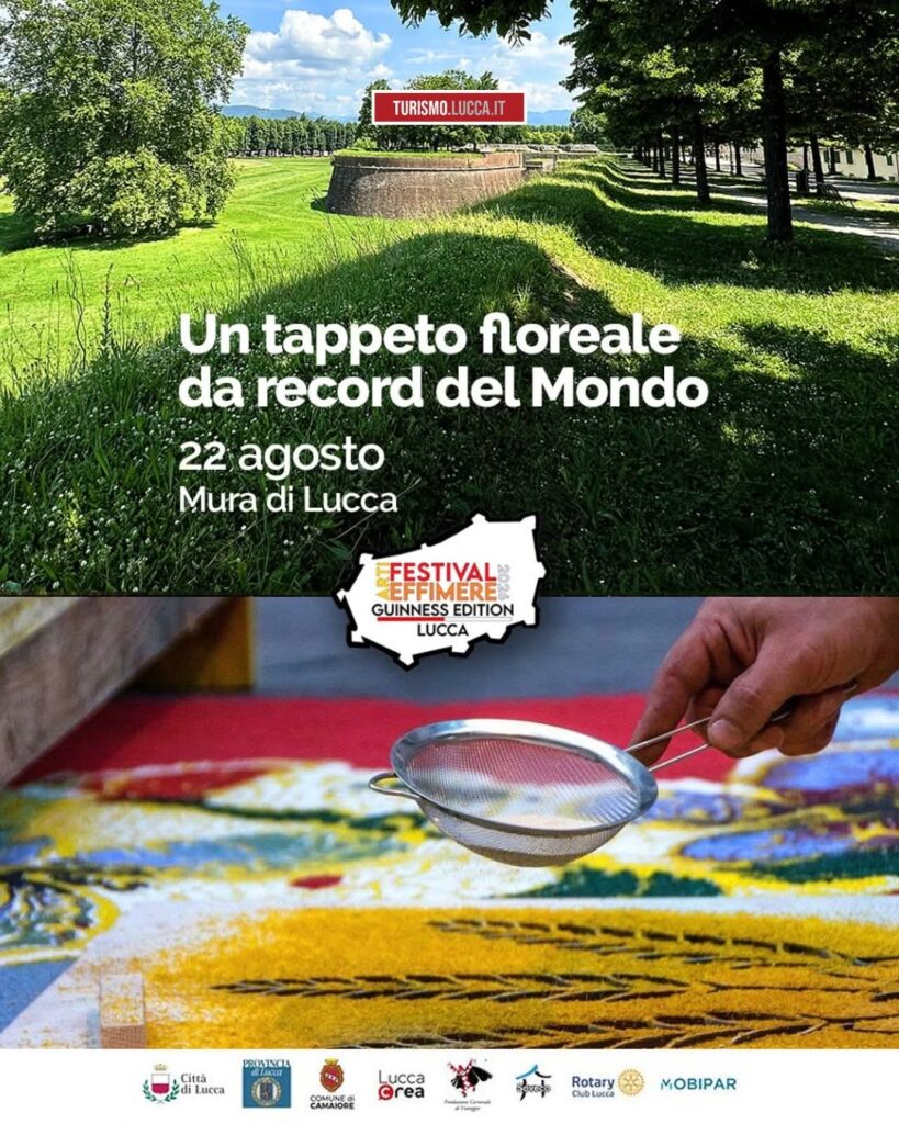 locandina festival arti effimere lucca
