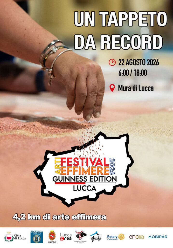 locandina festival arti effimere lucca