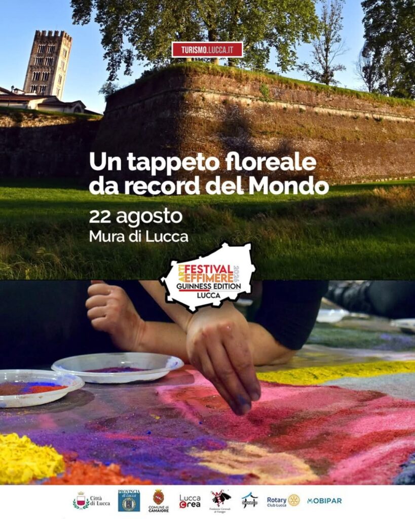 locandina festival arti effimere lucca