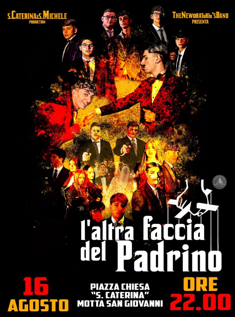locandina film l'altra faccia del padrino motta san giovanni