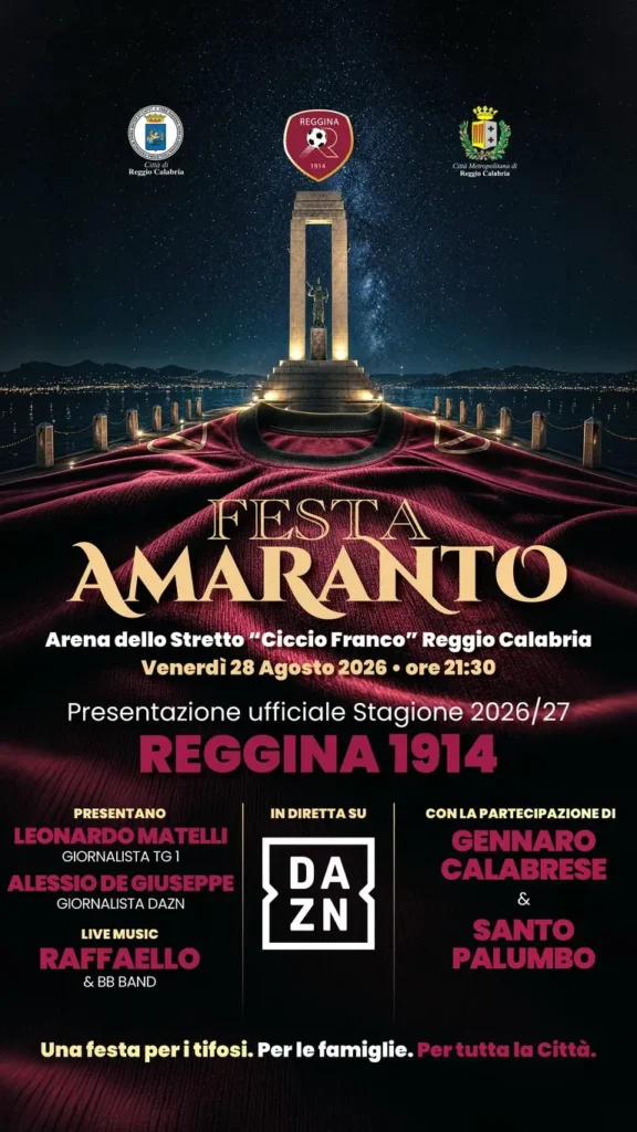 locandina presentazione reggina