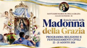 locandina programma religioso e civile festa madonna della grazia gallico superiore