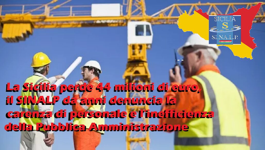 locandina sinalp perdita finanziamenti