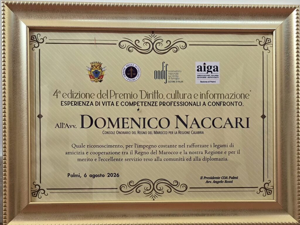 premio a domenico naccari