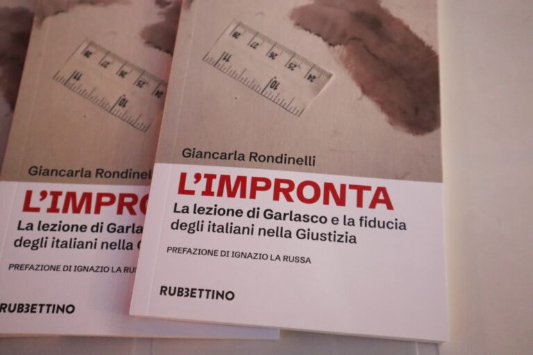 presentazione libro l'impronta su caso garlasco
