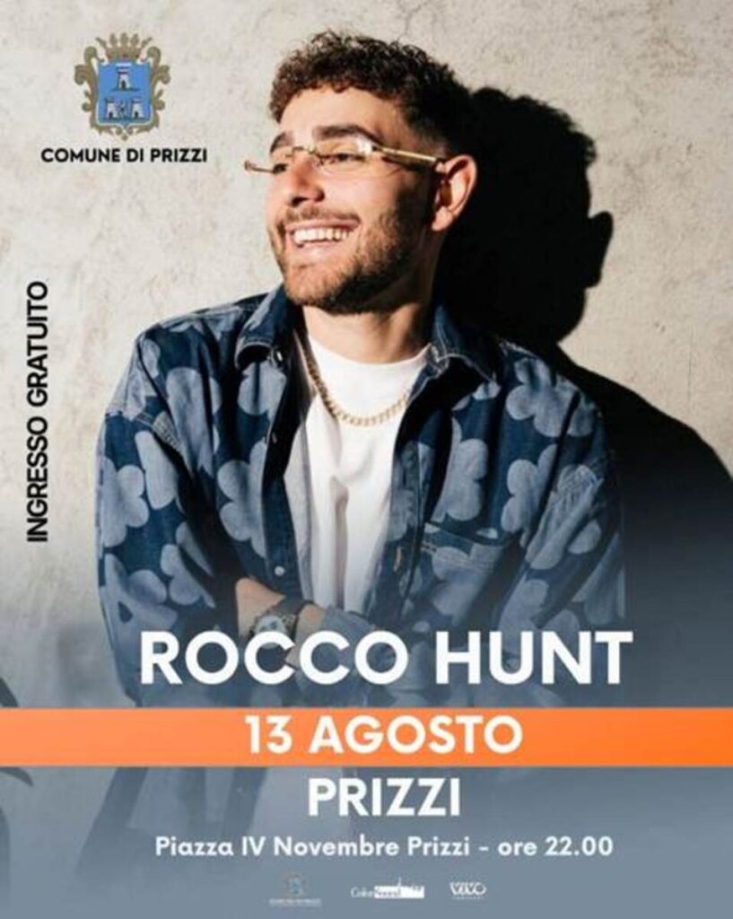 rocco hunt locandina concerto prizzi a palermo