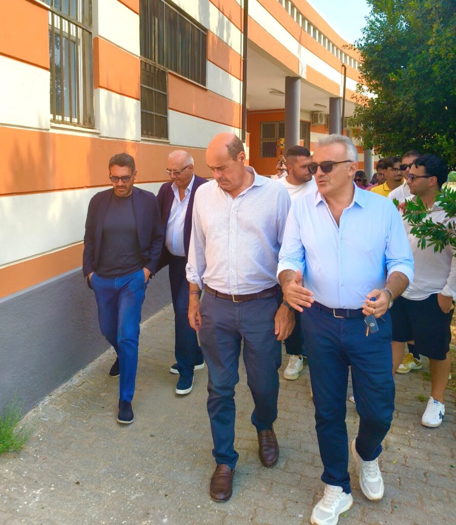 visita nicola zingaretti a polo solidale di medicina di arghillà