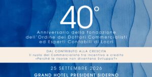 40 anni ODCEC Locri