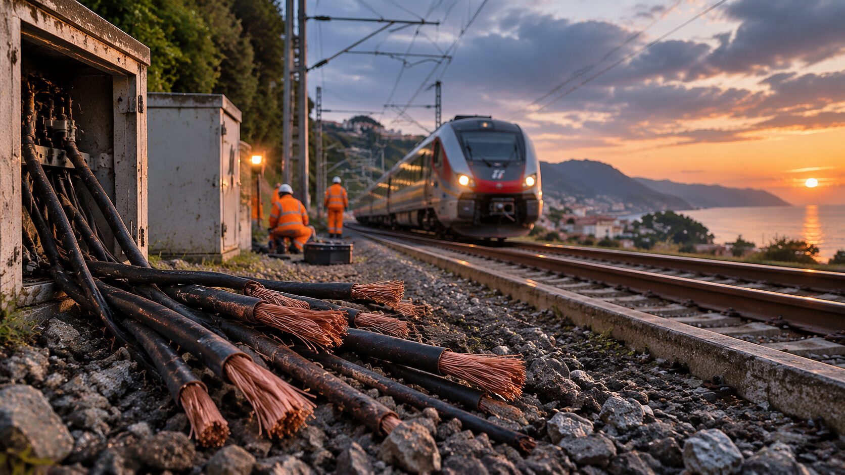 furto cavi ferrovia